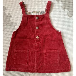 ザラキッズ(ZARA KIDS)のZara baby コーデュロイジャンパースカート(ワンピース)