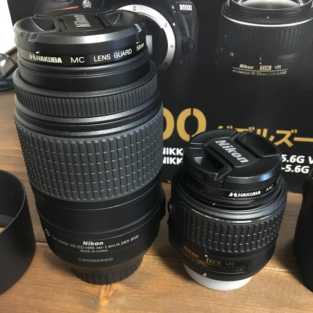 一眼 Nikon d5500  ダブルズームキット オマケあり。