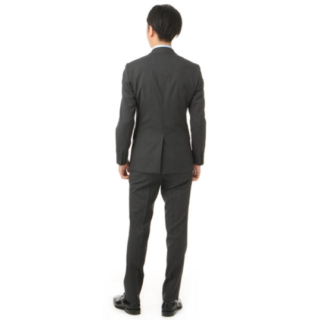 PERSON'S FOR MEN 形状記憶 スーツ グレー ブラック