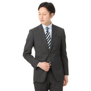 パーソンズ(PERSON'S)のPERSON'S FOR MEN 形状記憶 スーツ グレー ブラック(セットアップ)