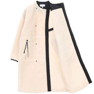 【新品タグ付】川口春奈着用 2019 HYKE ロングボアコート サイズ1