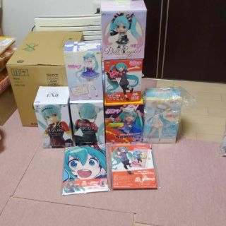 タイトー(TAITO)の初音ミク　グッズ　9個(体)セット(キャラクターグッズ)