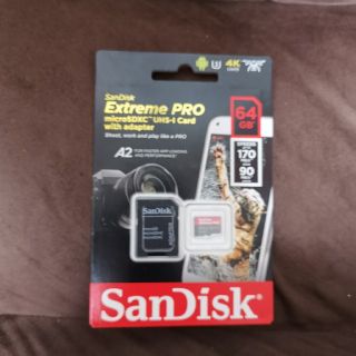 サンディスク(SanDisk)の新品未使用 microSD SanDisk Extreme PRO 64GB(その他)