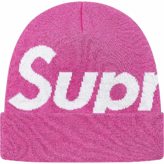 supreme19FW / week7  Big Logo Beanie ピンク