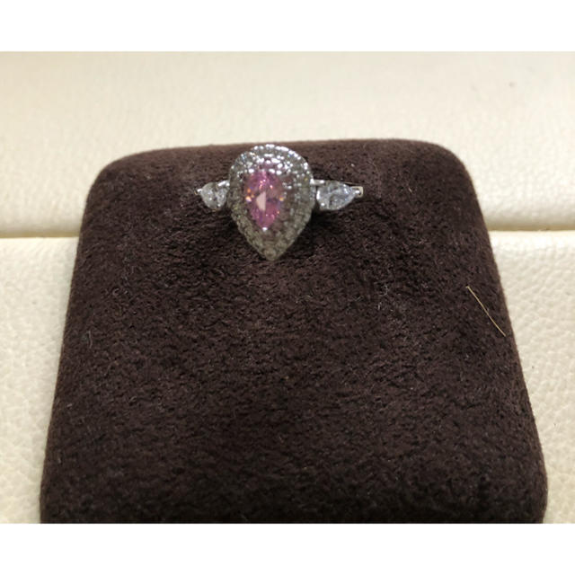 インポートリング ピンクダイヤ ジルコニア レディースのアクセサリー(リング(指輪))の商品写真