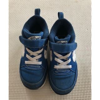 ヴァンズ(VANS)のVANS キッズ スニーカー 子供靴 16cm 青(スニーカー)