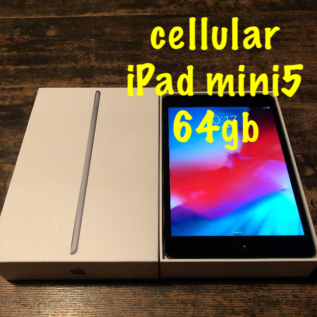 ⑫ セルラー iPad mini5 64gbタブレット