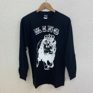 ネスタブランド(NESTA BRAND)の◆新品未使用◆NESTA BRANDロンTシャツ「KINGライオン」黒　Mサイズ(Tシャツ/カットソー(七分/長袖))