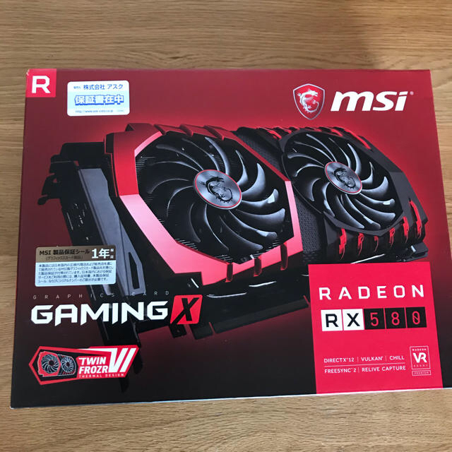 値下げしました！【美品！！】MSI GAMING X 8G RX580