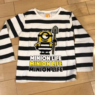 ライトオン(Right-on)のミニオンアップリケ　130センチ　Right-on(Tシャツ/カットソー)