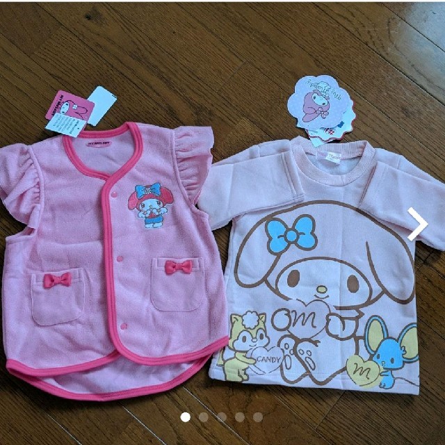 マイメロディ(マイメロディ)のマイメロ　90セット　新品 キッズ/ベビー/マタニティのキッズ服女の子用(90cm~)(その他)の商品写真