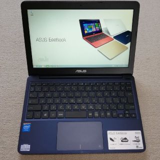 生茶ゴリラ様専用 ASUS EeeBook X205TA ダークブルー(ノートPC)