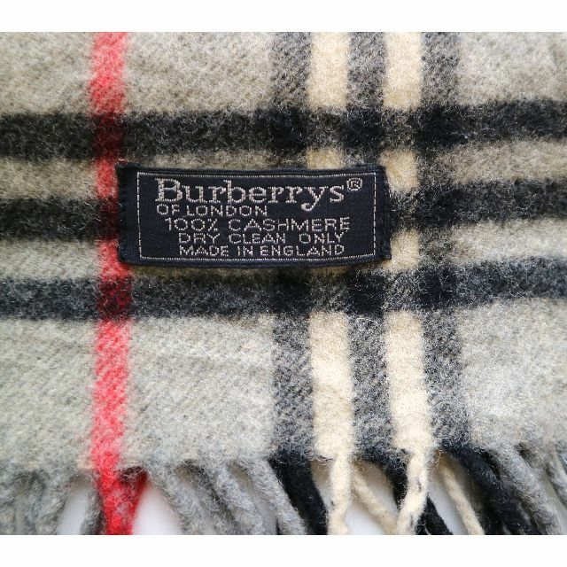 BURBERRY(バーバリー)の【totettote様専用】バーバリーマフラー カシミア100% BM00072 レディースのファッション小物(マフラー/ショール)の商品写真