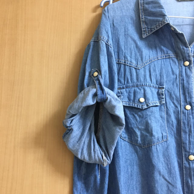 まゆき様 専用 デニムシャツ レディースのトップス(その他)の商品写真