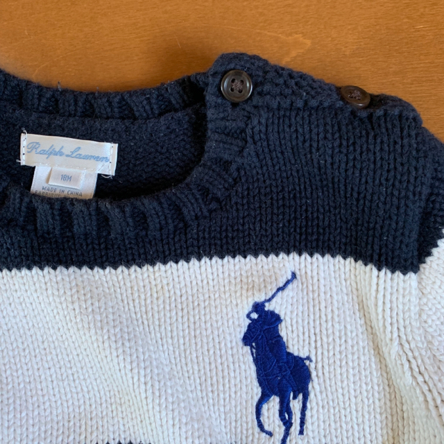 Ralph Lauren(ラルフローレン)のラルフローレン 18M セーター 80 90 キッズ/ベビー/マタニティのキッズ服男の子用(90cm~)(ニット)の商品写真