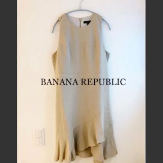 バナナリパブリック(Banana Republic)のBANANA REPUBLIC ノースリーブワンピース バナナリパブリック(ひざ丈ワンピース)