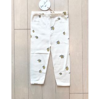 プチバトー(PETIT BATEAU)の新品✦1点のみ Konges Sloejd レモン柄レギンス(62cm)(パンツ)