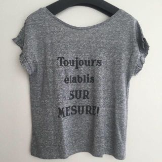 ミーアンドミークチュール(me & me couture)の新品未使用☆バックリボンT(Tシャツ(半袖/袖なし))