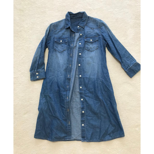 NATURAL BEAUTY BASIC(ナチュラルビューティーベーシック)のNatural beauty basic ロングシャツ レディースのトップス(シャツ/ブラウス(長袖/七分))の商品写真