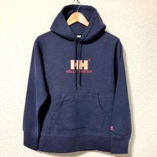 ヘリーハンセン(HELLY HANSEN)の【美品】HELLY HANSEN〈ヘリーハンセン〉ロゴスウェットパーカー＊L＊(パーカー)