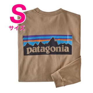 パタゴニア(patagonia)のSサイズ【完売品】メンズ ロングスリーブ P-6ロゴ レスポンシビリティー タン(Tシャツ/カットソー(七分/長袖))