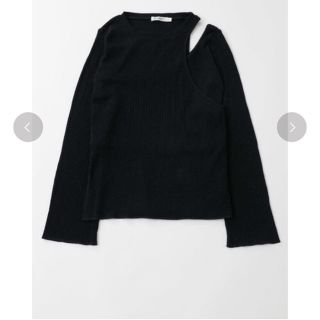 マウジー(moussy)のMOUSSY ASYMMETRY LAYEREDトップス (カットソー(長袖/七分))