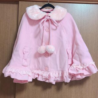 アンジェリックプリティー(Angelic Pretty)のAngelicpretty ピンク ポンチョ(ひざ丈ワンピース)