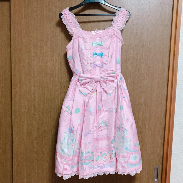 Angelic Pretty(アンジェリックプリティー)のAngelicprettyデコレーションドリームJSK レディースのワンピース(ひざ丈ワンピース)の商品写真