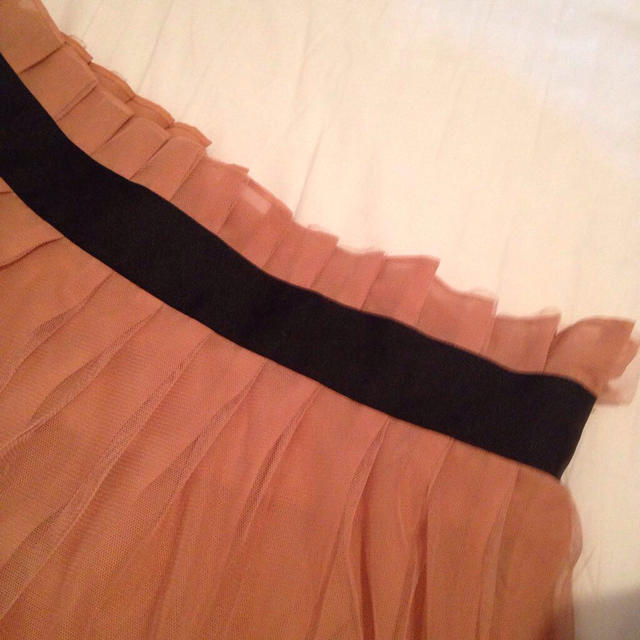 mystic(ミスティック)のmysticオレンジキャメルチュール レディースのスカート(ミニスカート)の商品写真