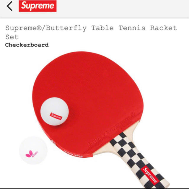 Supreme(シュプリーム)のsupreme Butterfly Table Tennis Racket メンズのファッション小物(その他)の商品写真