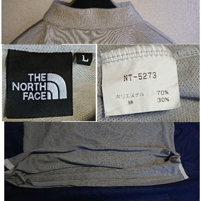 THE NORTH FACE(ザノースフェイス)のザ・ノース・フェイス　ポロシャツ　メンズL　グレー メンズのトップス(ポロシャツ)の商品写真