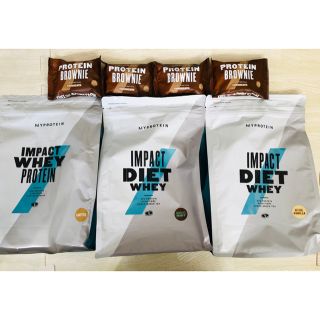 マイプロテイン(MYPROTEIN)の【大幅値下】マイプロ Impact diet whey  3種 ブラウニー付(プロテイン)