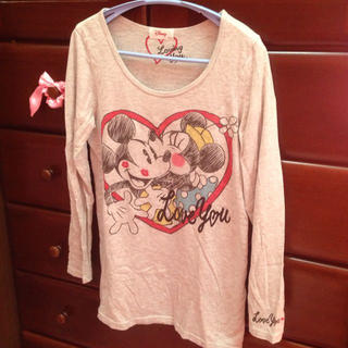 ディズニー(Disney)のミッキーミニーロンT(Tシャツ(長袖/七分))