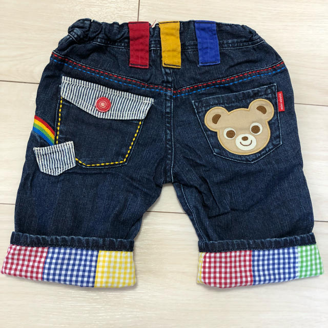 mikihouse(ミキハウス)のミキハウス レインボーデニム キッズ/ベビー/マタニティのキッズ服男の子用(90cm~)(パンツ/スパッツ)の商品写真