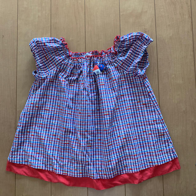 familiar(ファミリア)のfamiliar 110cm 半袖ブラウス キッズ/ベビー/マタニティのキッズ服女の子用(90cm~)(ブラウス)の商品写真