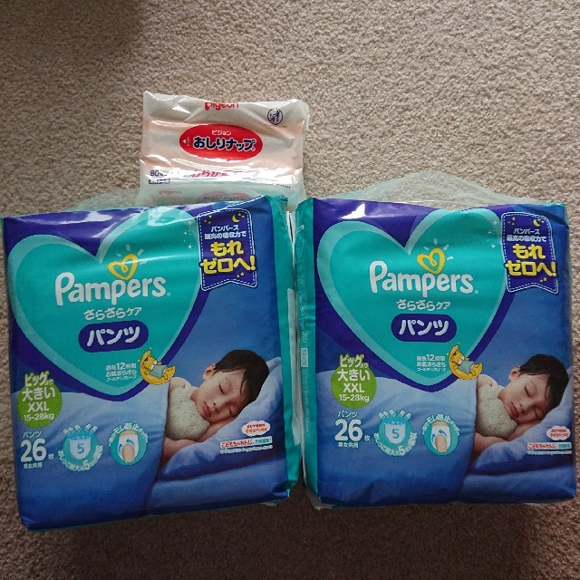 新品 オムツ Pampersパンツ XXL   キッズ/ベビー/マタニティのおむつ/トイレ用品(ベビー紙おむつ)の商品写真