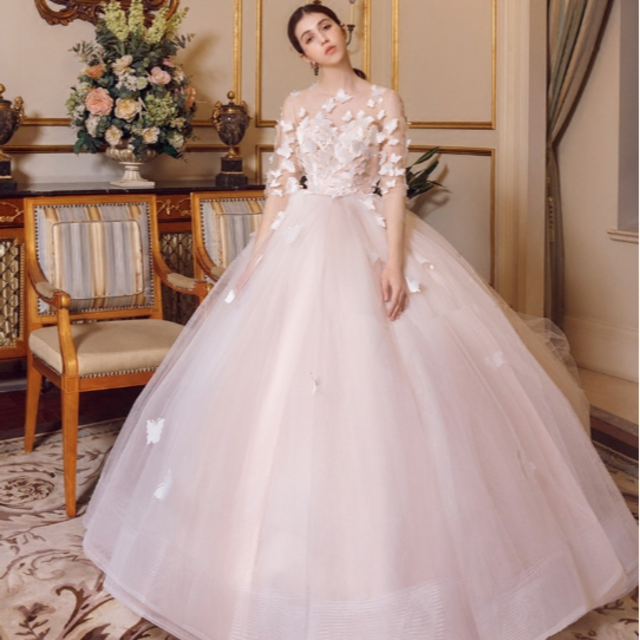 可愛い プリンセスラインドレス ウェディングドレス ブライダル 結婚式 の通販 by ヒロシ's shop 1月15日以降のご入金は2月4日