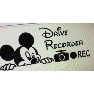 ミッキー　ドラレコ　ステッカー　シール(その他)