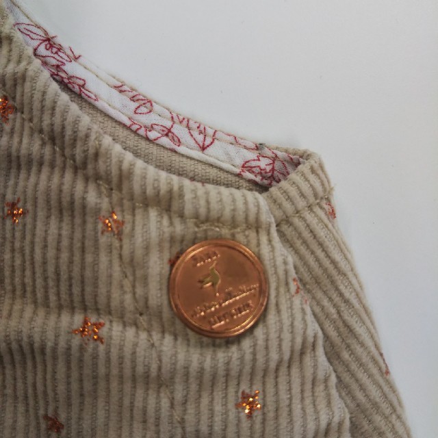ZARA(ザラ)のZARA コーデュロイワンピース ジャンパースカート キッズ/ベビー/マタニティのベビー服(~85cm)(ワンピース)の商品写真