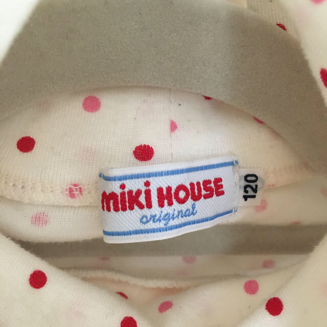 mikihouse(ミキハウス)のミキハウス☆タートルネックロンＴ キッズ/ベビー/マタニティのキッズ服女の子用(90cm~)(Tシャツ/カットソー)の商品写真