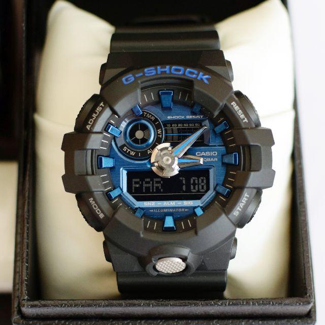 G-SHOCK(ジーショック)のG-SHOCK GA-710 5522*JA  ブルー/ブラック【送料込】 メンズの時計(腕時計(デジタル))の商品写真