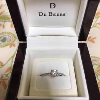 デビアス(DE BEERS)のDE BEERS  ダイヤモンドリング 0.58ct(リング(指輪))