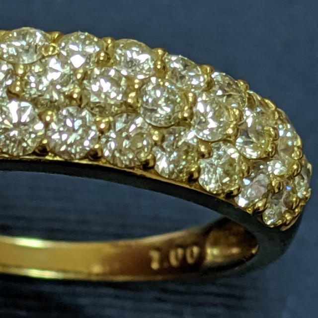 JEWELRY TSUTSUMI(ジュエリーツツミ)のみーちゃんママ専用、ダイヤモンドリング(K18パヴェダイヤ1カラット) レディースのアクセサリー(リング(指輪))の商品写真