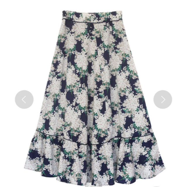FLOWER LOW RUFFLE SKIRT アメリヴィンテージ
