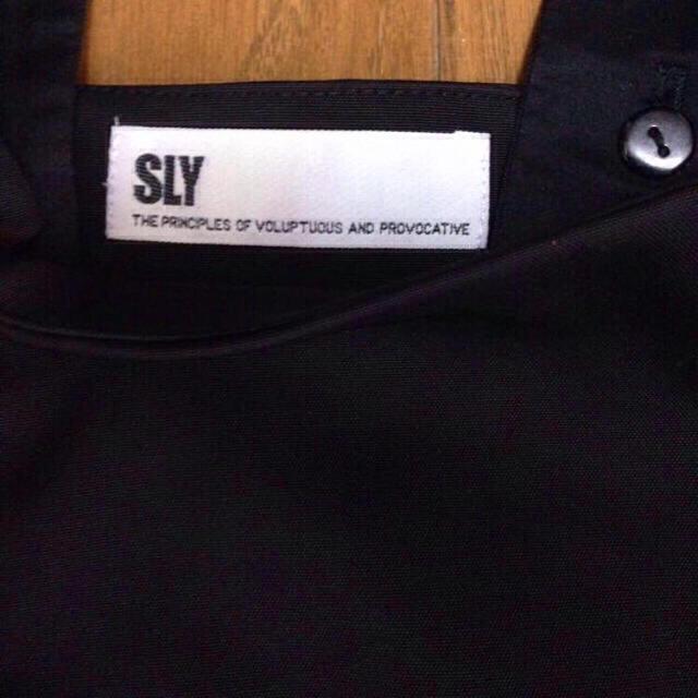 SLY(スライ)のSLY サスペンダーAラインスカート レディースのスカート(ミニスカート)の商品写真