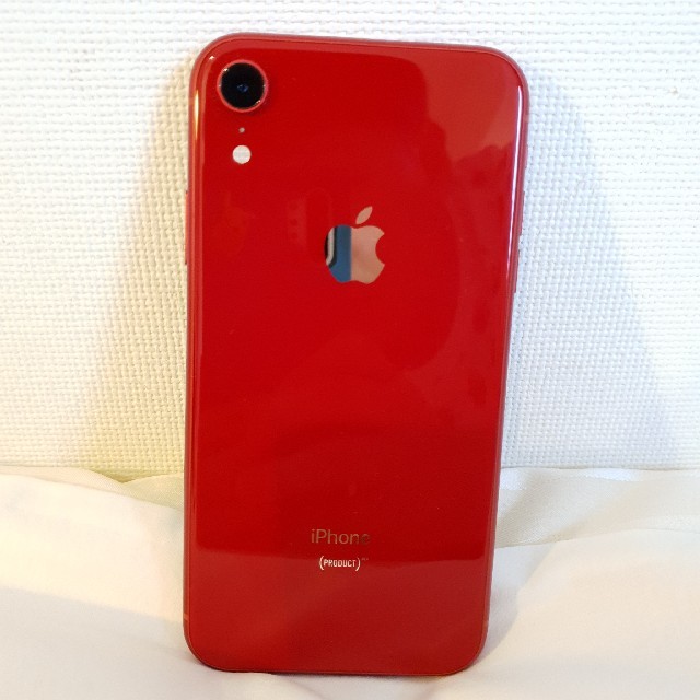 iPhone XR 64GB レッド au SIMロック解除済み