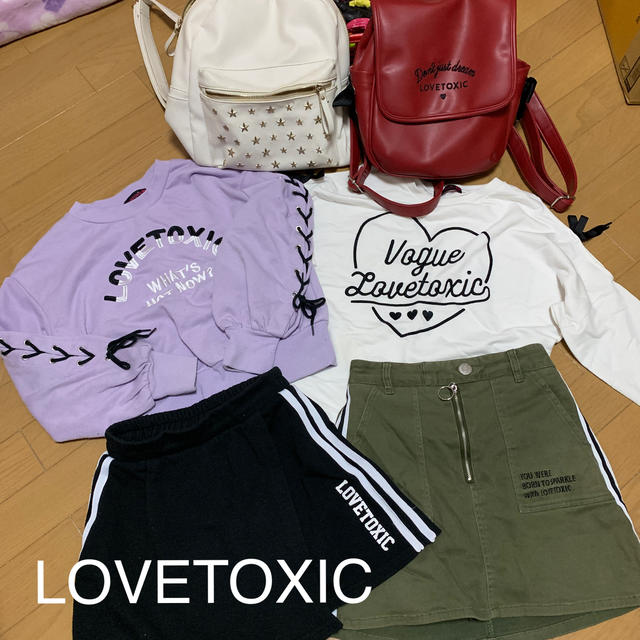 lovetoxic(ラブトキシック)のunico様専用 LOVETOXIC ☆  キッズ/ベビー/マタニティのキッズ服女の子用(90cm~)(Tシャツ/カットソー)の商品写真