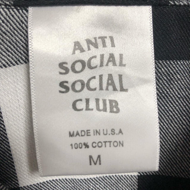 ANTI(アンチ)のANTI SOCIAL SOCIALCLUB Mサイズ シャツ メンズのトップス(シャツ)の商品写真