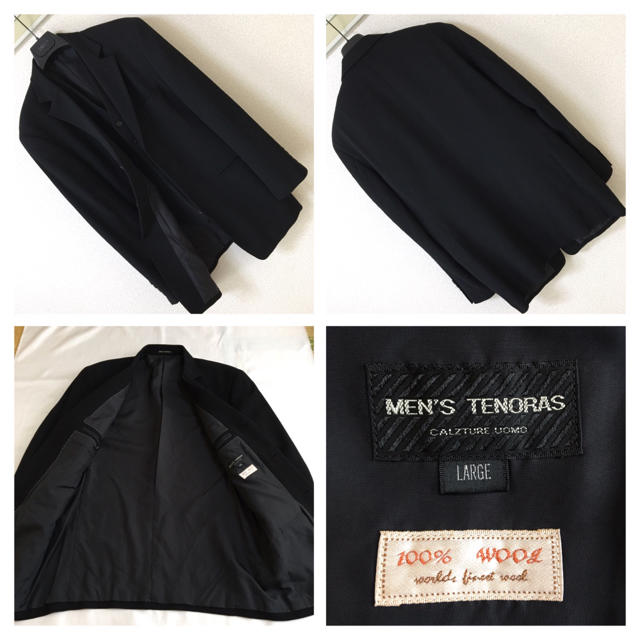 MEN'S TENORAS(メンズティノラス)の◆MEN'S TENORAS メンズティノラス◆3P スーツセットアップ L 黒 メンズのスーツ(セットアップ)の商品写真