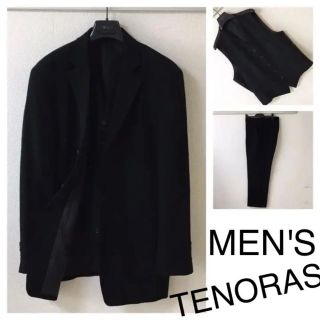 メンズティノラス(MEN'S TENORAS)の◆MEN'S TENORAS メンズティノラス◆3P スーツセットアップ L 黒(セットアップ)